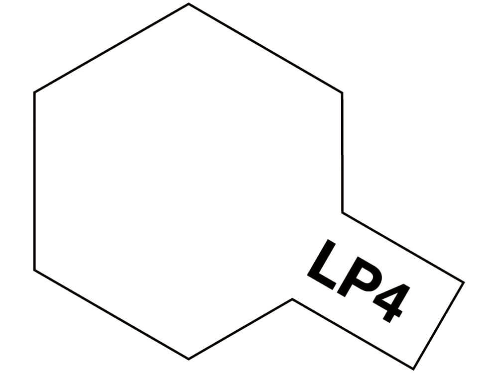 Tamiya Lacquer (10ml) LP-4 Flat White (Flat)