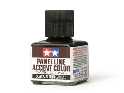 Tamiya Panel Line Accent Color Dark Brown (40ml)