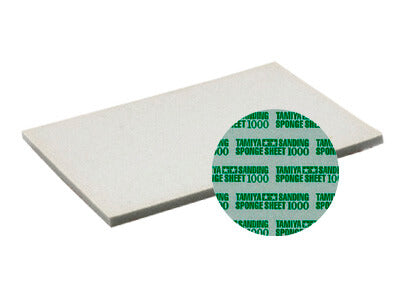 Tamiya Sanding Sponge Sheet #1000 (114 x 140mm, 5mm thick) (1 sheet)