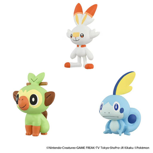 Takara Tomy Pokemon 30th Anniversary Moncolle Journey Set of 3 Galar Region