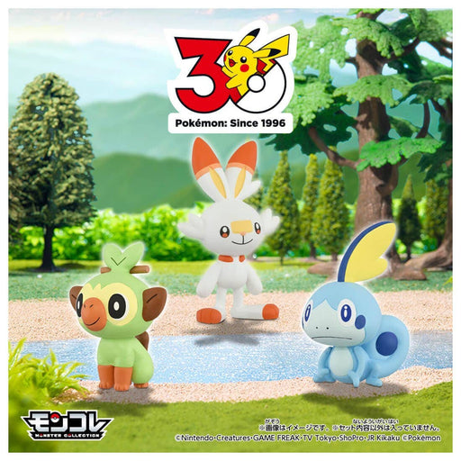 Takara Tomy Pokemon 30th Anniversary Moncolle Journey Set of 3 Galar Region