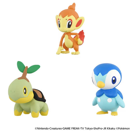 Takara Tomy Pokemon 30th Anniversary Moncolle Journey Set of 3 Sinnoh Region