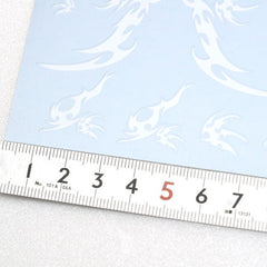 Tribal Decals White (14cm x 10cm) (1 sheet)