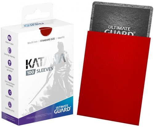 Ultimate Guard Katana Sleeves Standard Red (100) UGD010109
