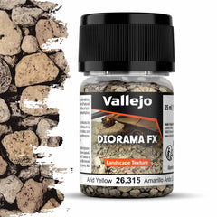 Vallejo Landscape Texture 315-35 ml ARID YELLOW 2-5 mm