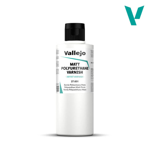 Vallejo 27.651 Auxiliary Matt Polyurethane Varnish 200ml