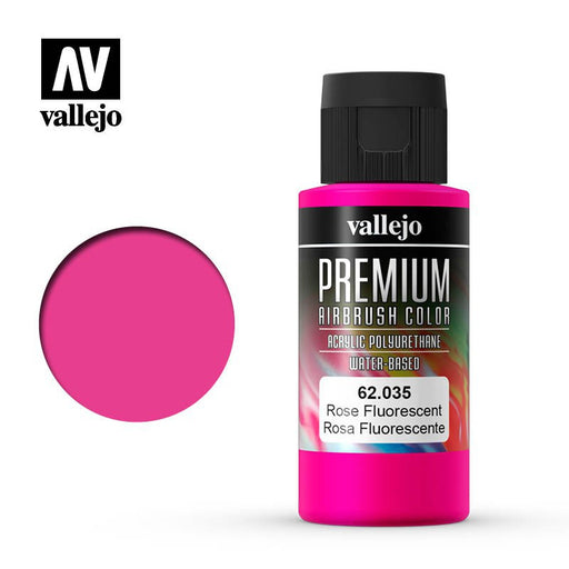 Vallejo 62.035 Premium Color Rose Fluorescent 60ml