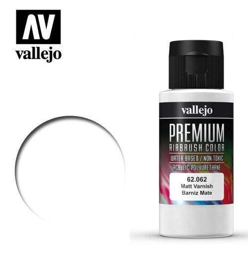 Vallejo 62.062 Premium Color Matt Varnish 60ml