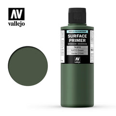 Vallejo 74.612 Surface Primer NATO Green Primer 200ml
