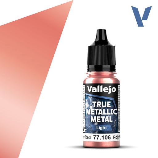 VALLEJO 77.106 TRUE METALLIC METAL LIGHT RUBY RED 18ml
