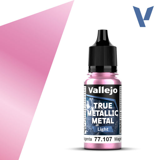 VALLEJO 77.107 TRUE METALLIC METAL LIGHT CRIMSON MAGENTA 18ml