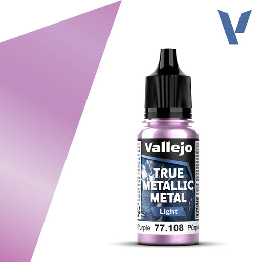 VALLEJO 77.108 TRUE METALLIC METAL LIGHT AMETHYST PURPLE 18ml