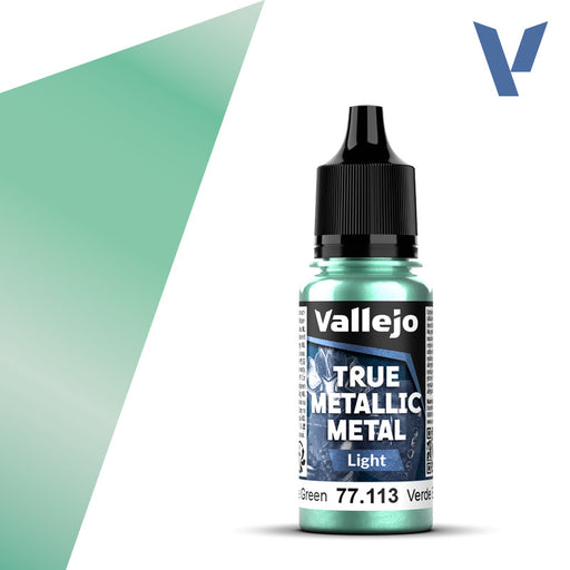 VALLEJO 77.113 TRUE METALLIC METAL LIGHT BEETLE GREEN 18ml