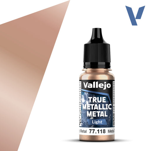 VALLEJO 77.118 TRUE METALLIC METAL LIGHT RUSTY METAL 18ml