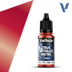 VALLEJO 77.126 TRUE METALLIC METAL BASE RUBY RED 18ml