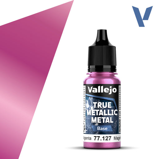 VALLEJO 77.127 TRUE METALLIC METAL BASE CRIMSON MAGENTA 18ml