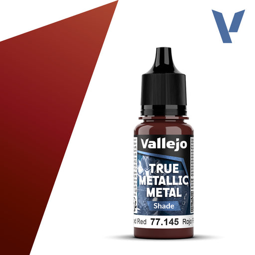 VALLEJO 77.145 TRUE METALLIC METAL SHADE FORGED RED 18ml