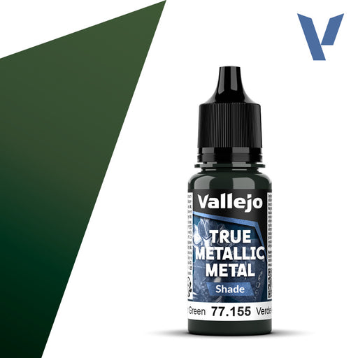 VALLEJO 77.155 TRUE METALLIC METAL SHADE AMBER GREEN 18ml