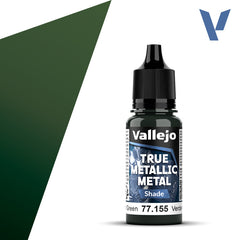 VALLEJO 77.155 TRUE METALLIC METAL SHADE AMBER GREEN 18ml