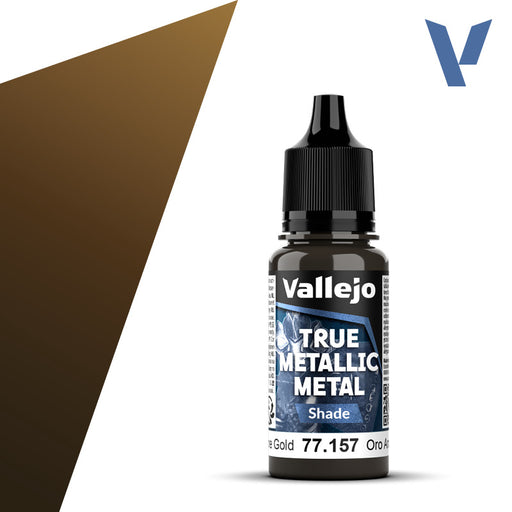 VALLEJO 77.157 TRUE METALLIC METAL SHADE ARCANE GOLD 18ml