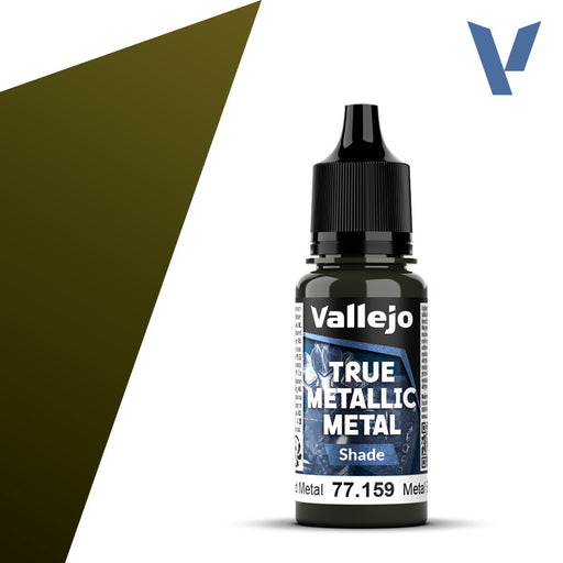 VALLEJO 77.159 TRUE METALLIC METAL SHADE AGED METAL 18ml