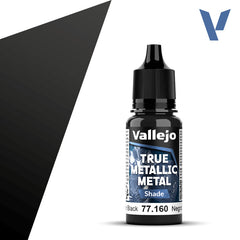 VALLEJO 77.160 TRUE METALLIC METAL SHADE OBSIDIAN BLACK 18ml