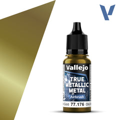 VALLEJO 77.176 TRUE METALLIC METAL AIRBRUSH GREENISH GOLD 18ml
