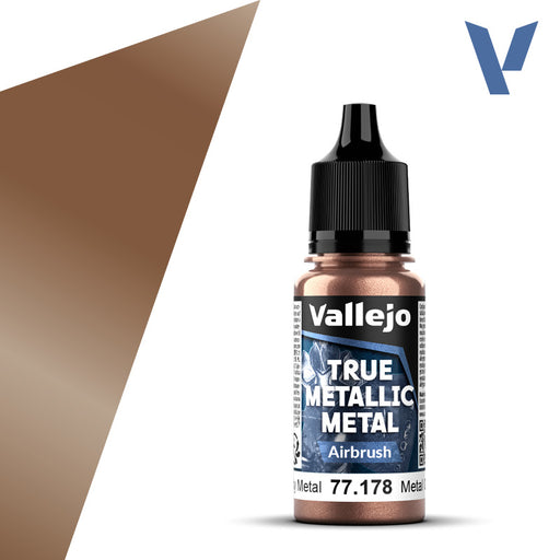 VALLEJO 77.178 TRUE METALLIC METAL AIRBRUSH RUSTY METAL 18ml