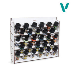 VALLEJO 26.009 ACCESSORIES  WALL MOUNTED PAINT DISPLAY FOR 35ml & 60ml BOTTLES