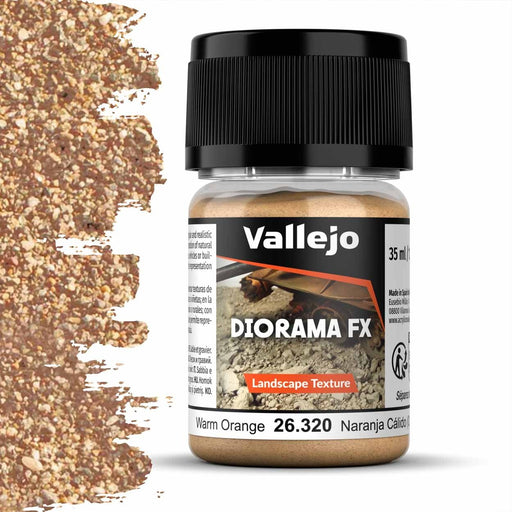 Vallejo Landscape Texture 320-35 ml WARM ORANGE 0,1-1 mm