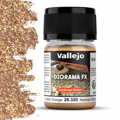 Vallejo Landscape Texture 320-35 ml WARM ORANGE 0,1-1 mm