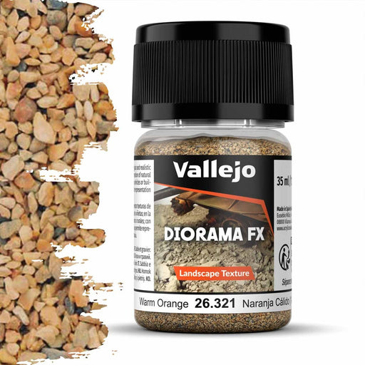 Vallejo Landscape Texture 321-35 ml WARM ORANGE 1-2 mm