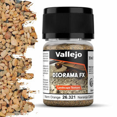 Vallejo Landscape Texture 321-35 ml WARM ORANGE 1-2 mm