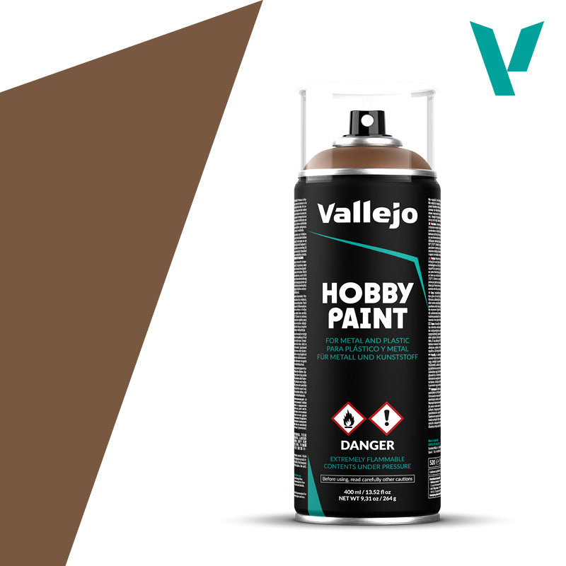 Vallejo Hobby Spray Paint BEASTY BROWN PRIMER 400ml