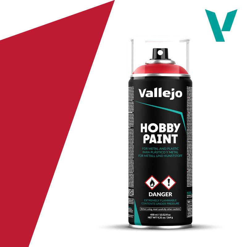 Vallejo Hobby Spray Paint BLOODY RED PRIMER 400ml