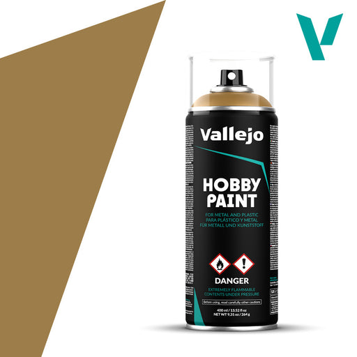 Vallejo Hobby Spray Paint DESERT YELLOW PRIMER 400ml