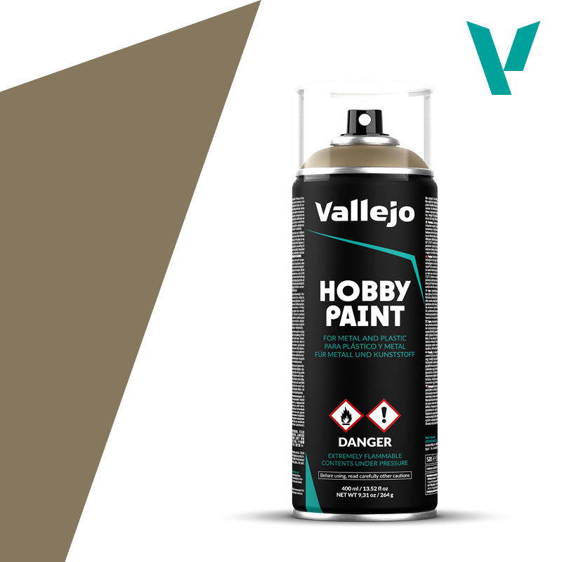 Vallejo Hobby Spray Paint US KHAKI PRIMER 400ml