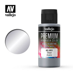Vallejo Premium Color STEEL 60ml