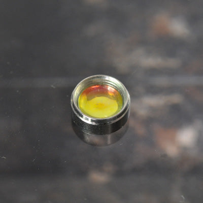 Variable Color Stickers for Sensor Red to Yellow (1.0/1.5/2.0/2.5/3.0/4.0/5.0/6.0mm diameter) (1 sheet & Black Base Stickers)