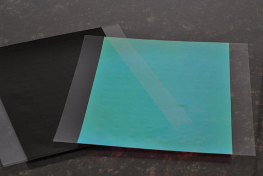 Variable Color Stickers for Sensor Yellow to Blue (1.0/1.5/2.0/2.5/3.0/4.0/5.0/6.0mm diameter) (1 sheet & Black Base Stickers)