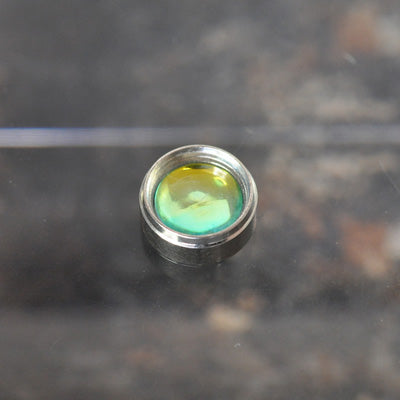 Variable Color Stickers for Sensor Yellow to Blue (1.0/1.5/2.0/2.5/3.0/4.0/5.0/6.0mm diameter) (1 sheet & Black Base Stickers)