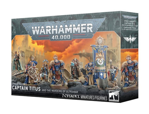 Warhammer 40K Ultramarines Captain Titus and The Wardens of Ultramar