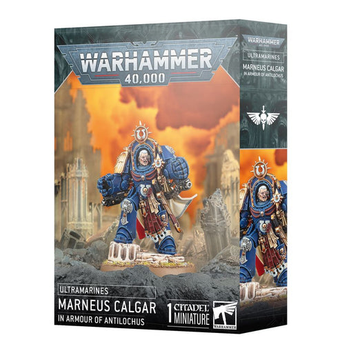 Warhammer 40K Ultramarines Marneus Calgar in Armour of Antilochus