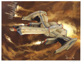 Wave Memorial Game Collection Galaga Fighter GFX-D002b (designed by Kow Yokoyama)