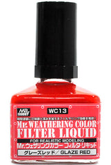 WC13 Mr. Weathering Color Filter Liquid Glaze Red (40ml)