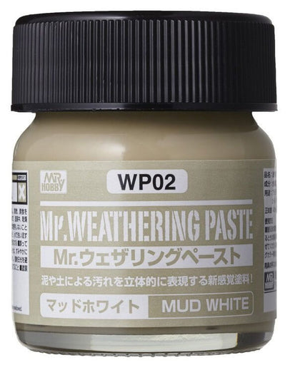 WP02 Mr. Weathering Paste Mud White (40ml)