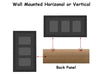 EVORETRO Wood Graded Card Display Frame Case fit for 3 PSA