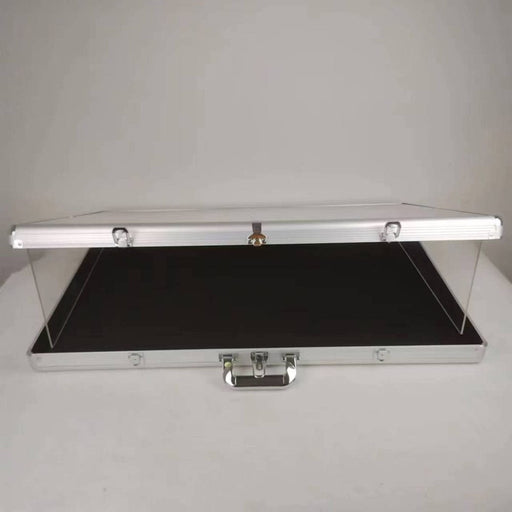 EVORETRO Trading Card Display Suitcase 24 x 20 x 3 Inch Aluminum/Acrylic Frame