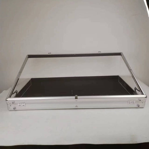 EVORETRO Trading Card Display Suitcase 24 x 20 x 3 Inch Aluminum/Acrylic Frame
