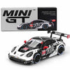 1/64 Mini GT Porsche 911 GT3 R #77 AO Racing 2025 IMSA Petit Le Mans Skeleton Rexy (MP)